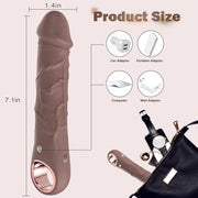 G Spot Dildo Vibrator - BGGOOD Adult Female Sex Toys with 10 Vibrations, Realistic Silicone Dildos Finger Vibrators for Multiple Stimulation, Clitoris Stimulator for Woman Sexual Pleasure(Black)