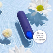 plusOne Bullet Vibrator for Women - Mini Vibrator Made of Body-Safe Silicone, Fully Waterproof, USB Rechargeable - Personal Massager with 10 Vibration Settings