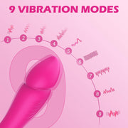 G Spot Dildo Vibrator - BGGOOD Adult Female Sex Toys with 10 Vibrations, Realistic Silicone Dildos Finger Vibrators for Multiple Stimulation, Clitoris Stimulator for Woman Sexual Pleasure(Black)