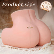 Pocket Pussy for Men - Men's Sex Toys Male Masturbators Realistic Adult Toys Sex Doll Hands Free Stroker 3D Lifelike Soft Butt with Vagina Anal Sex Pleasure Skin Color Adult Toy